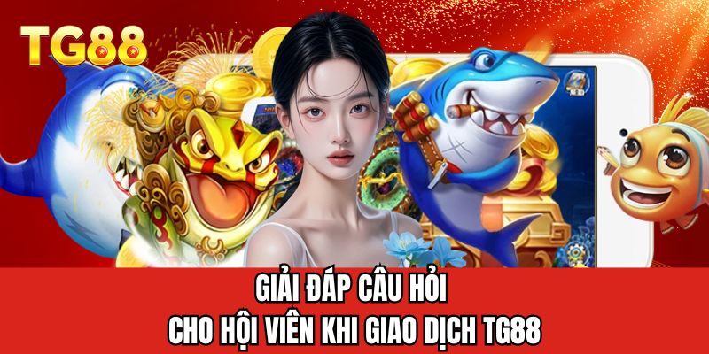 Giải đáp câu hỏi cho hội viên khi giao dịch TG88