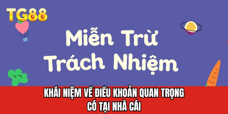 Khái niệm về điều khoản quan trọng có tại nhà cái