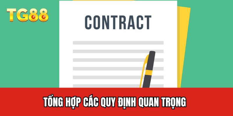 Tổng hợp các quy định quan trọng