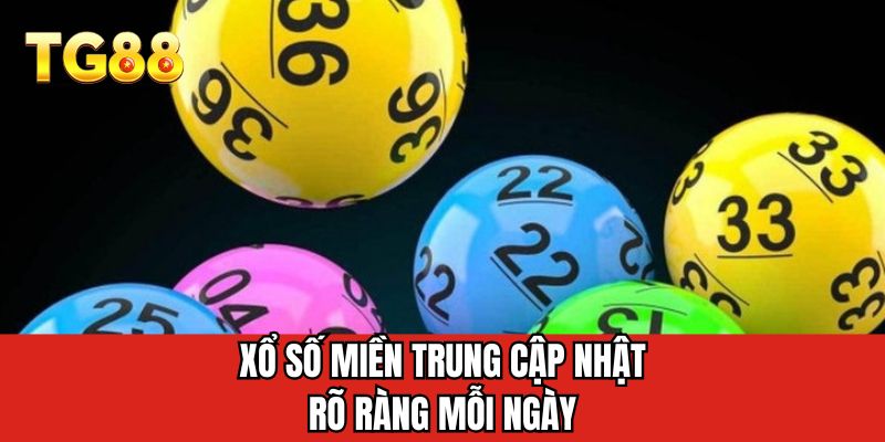 Xổ số miền Trung cập nhật rõ ràng mỗi ngày