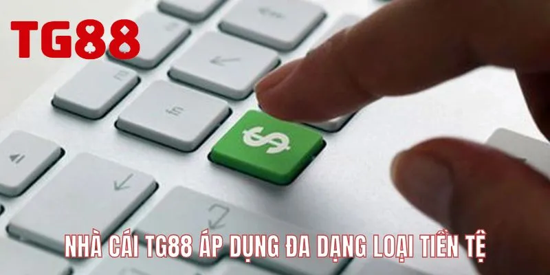 Nhà cái TG88 áp dụng đa dạng loại tiền tệ